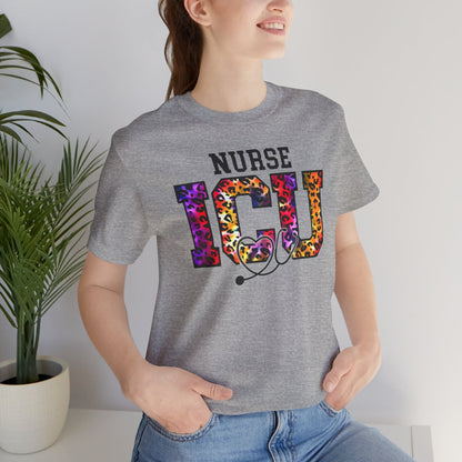 Tie Dye ICU Nurse Shirt - Intensive Care Unit Tee