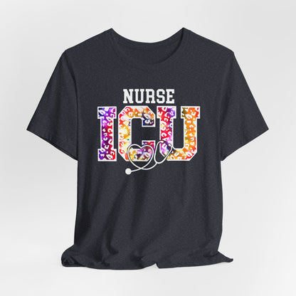 Tie Dye ICU Nurse Shirt - Intensive Care Unit Tee
