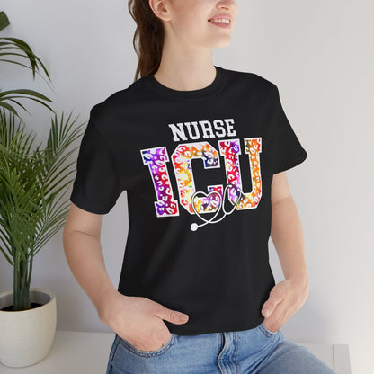 Tie Dye ICU Nurse Shirt - Intensive Care Unit Tee