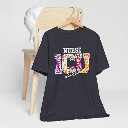 Tie Dye ICU Nurse Shirt - Intensive Care Unit Tee