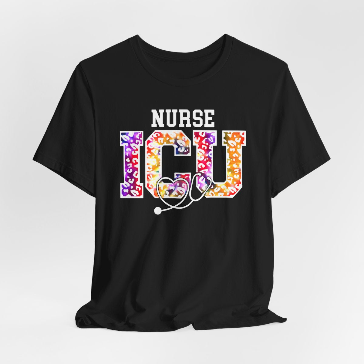 Tie Dye ICU Nurse Shirt - Intensive Care Unit Tee