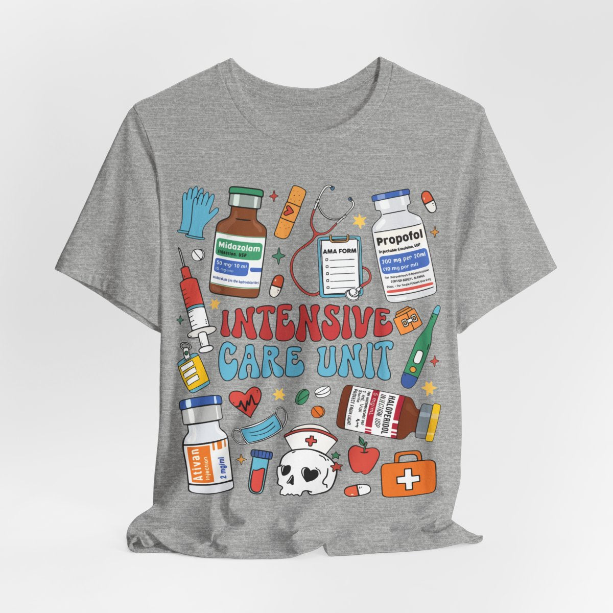 Intensive Care Unit Nurse Objects Tee - ICU Shirt