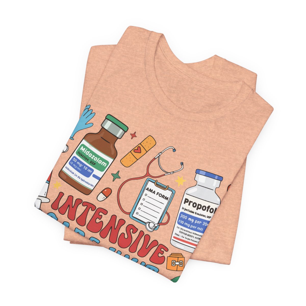 Intensive Care Unit Nurse Objects Tee - ICU Shirt