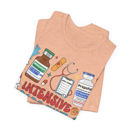 Intensive Care Unit Nurse Objects Tee - ICU Shirt