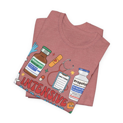 Intensive Care Unit Nurse Objects Tee - ICU Shirt