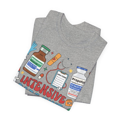 Intensive Care Unit Nurse Objects Tee - ICU Shirt