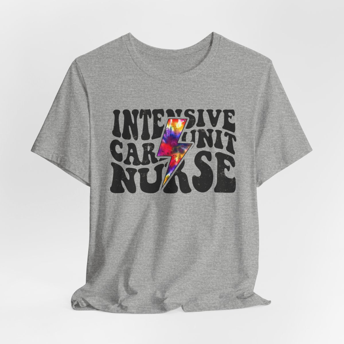 Intensive Care Unit Nurse Tie Dye Flash Shirt - ICU Tee