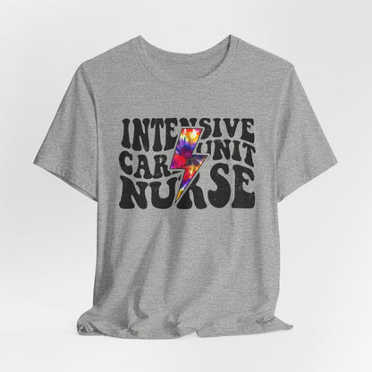Intensive Care Unit Nurse Tie Dye Flash Shirt - ICU Tee