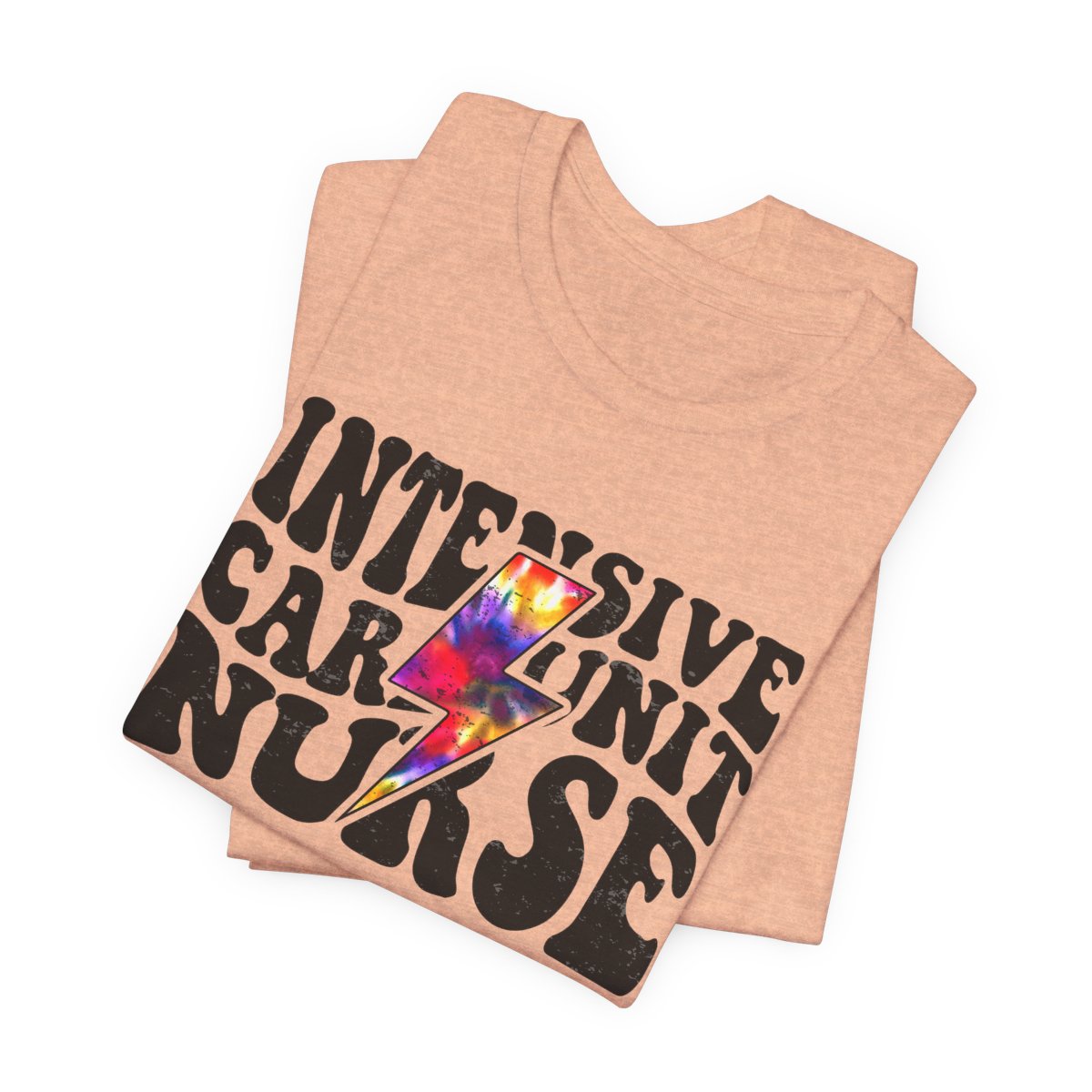 Intensive Care Unit Nurse Tie Dye Flash Shirt - ICU Tee