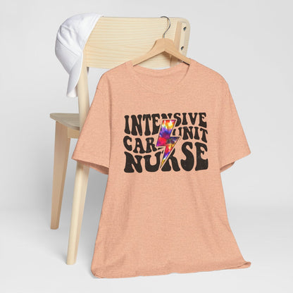 Intensive Care Unit Nurse Tie Dye Flash Shirt - ICU Tee