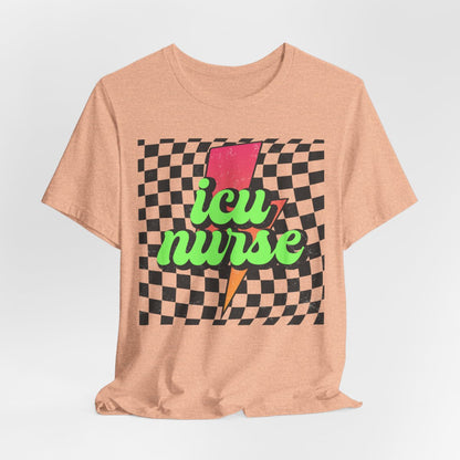 ICU Nurse Retro Flash T-shirt - Intensive Care Unit Tee