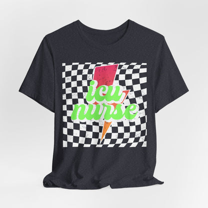 ICU Nurse Retro Flash T-shirt - Intensive Care Unit Tee