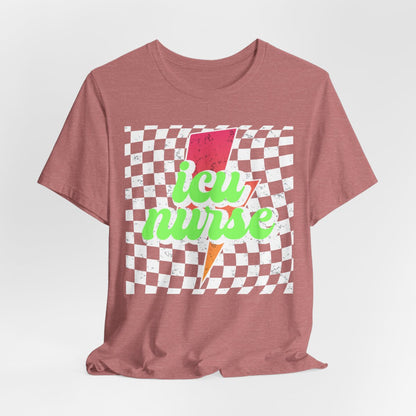 ICU Nurse Retro Flash T-shirt - Intensive Care Unit Tee
