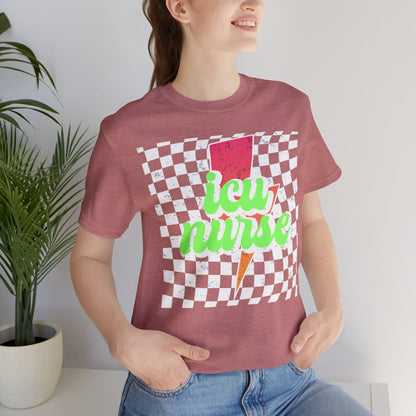 ICU Nurse Retro Flash T-shirt - Intensive Care Unit Tee