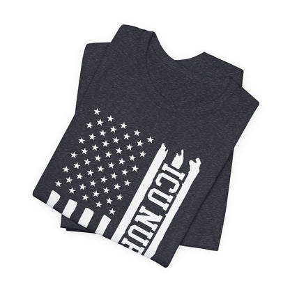 ICU Nurse U.S Flag T-shirt