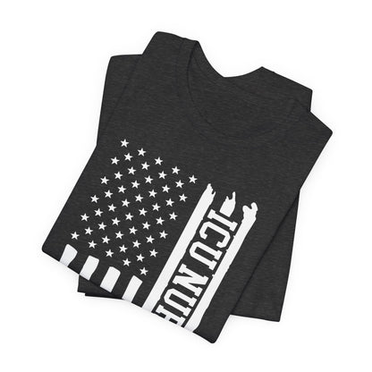 ICU Nurse U.S Flag T-shirt