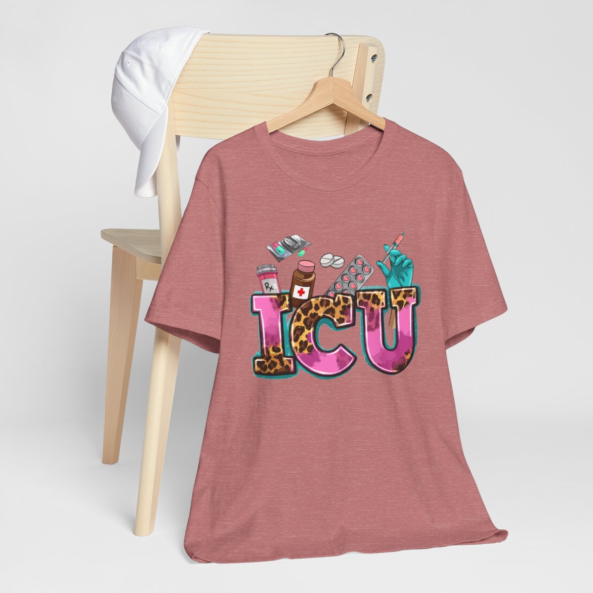 Cheetah ICU Nurse Shirt - Intensive Care Unit Tee