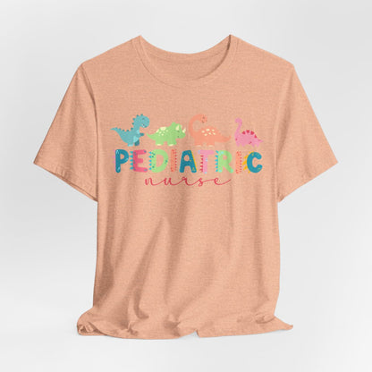 Cute Pediatric Nurse Dinosaurs T-shirt