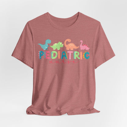 Cute Pediatric Nurse Dinosaurs T-shirt