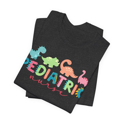 Cute Pediatric Nurse Dinosaurs T-shirt