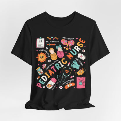 Cute Pediatric Nurse Objects Tee