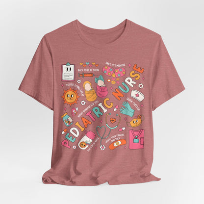 Cute Pediatric Nurse Objects Tee
