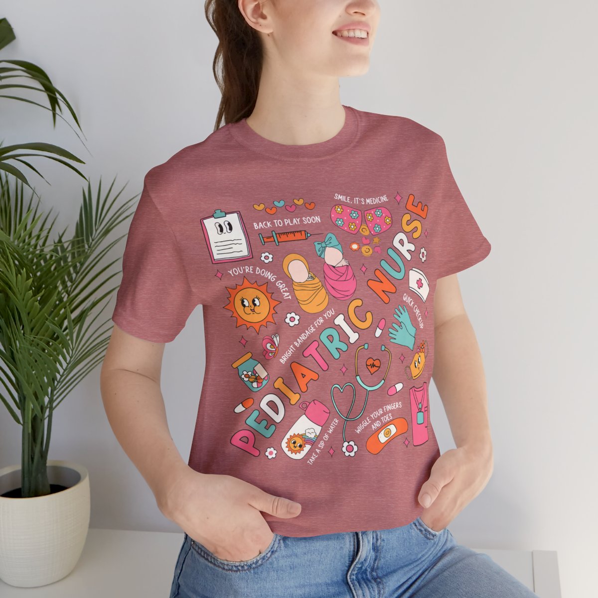 Cute Pediatric Nurse Objects Tee