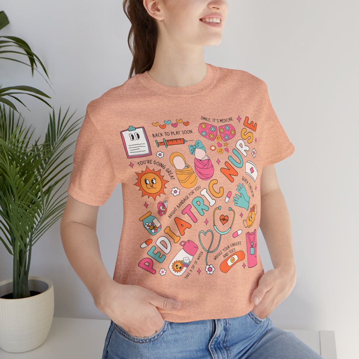Cute Pediatric Nurse Objects Tee