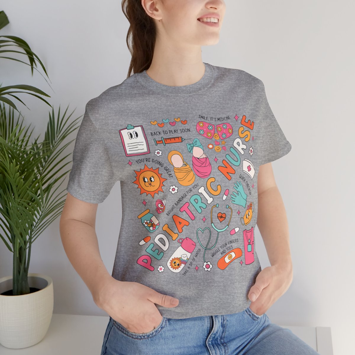 Cute Pediatric Nurse Objects Tee