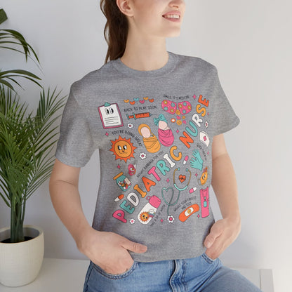 Cute Pediatric Nurse Objects Tee