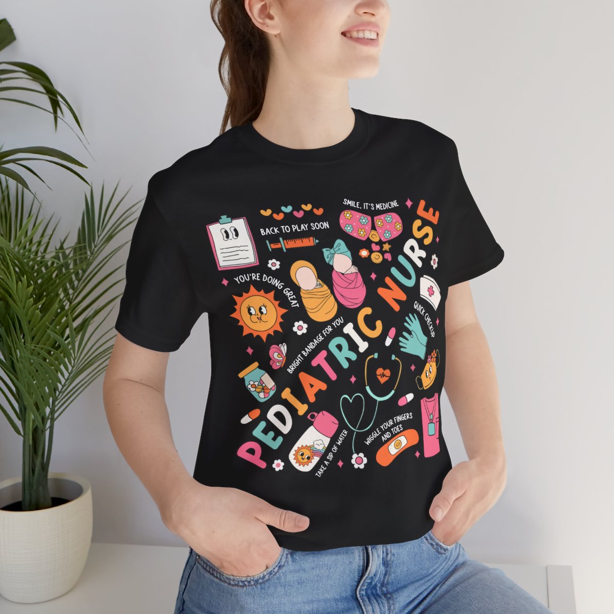 Cute Pediatric Nurse Objects Tee