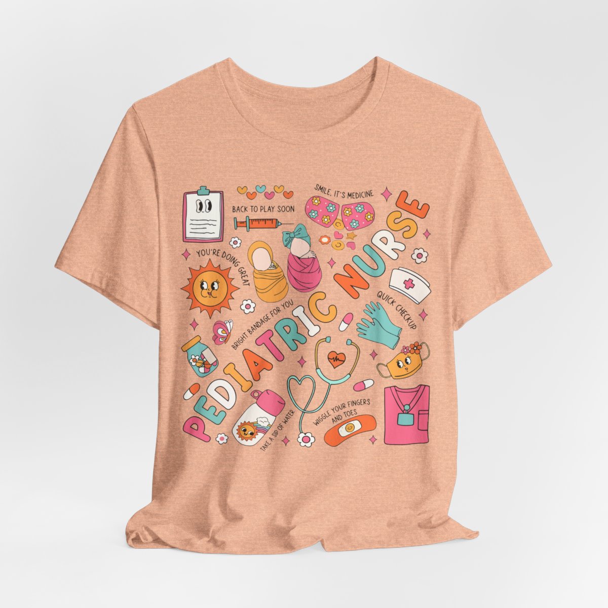 Cute Pediatric Nurse Objects Tee