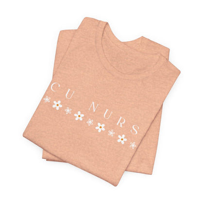 ICU Nurse Flowers Tee | Intensive Care Unit