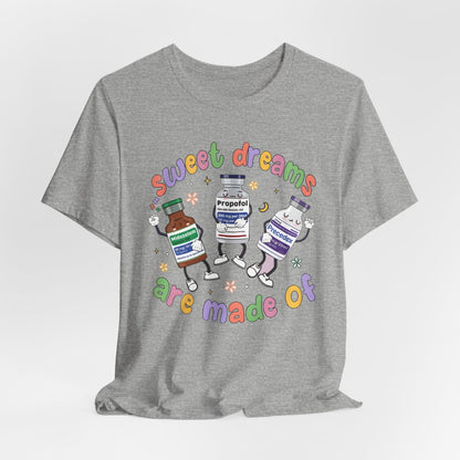 Sweet Dreams are Made of ICU Nurse Funny T-shirt